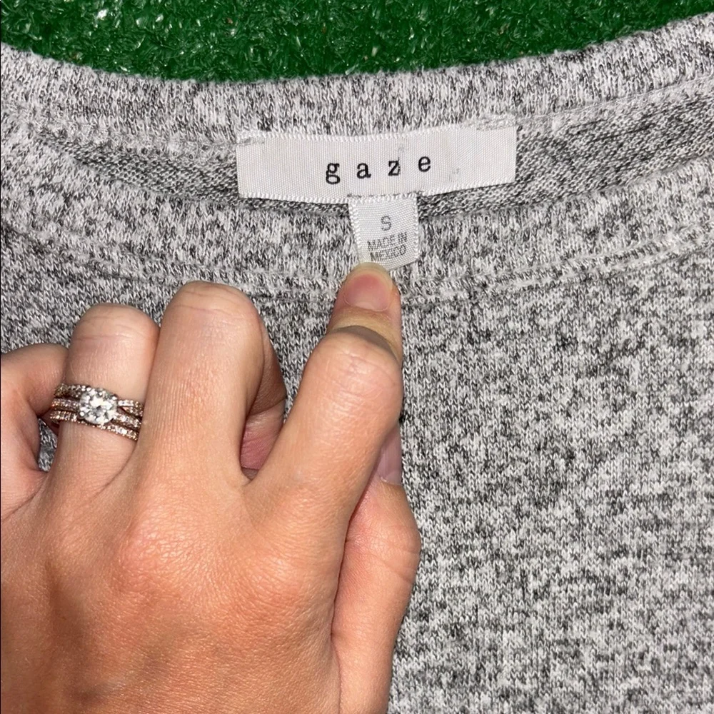 Gaze Relaxed Sweatshirt Crew Neck Long Sleeve